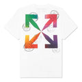 Off-White SS20 Futura Atoms Colorful Arrows Logo Oversize Short Sleeve OMAA038S201850520188