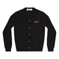 COMME des GARCONS PLAY Cardigan With Double Emblems 'Black' AZ-N058-051-1