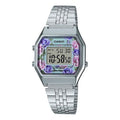 CASIO Waterproof Unisex Silver Digital LA680WA-2C