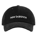 New Balance Wordmark Logo Corduroy Cap 'Black' JACL1720BK