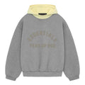 Fear of God Essentials SS24 Nylon Fleece Hoodie 'Dark Heather Oatmeal Garden Yellow' 202SP244311F