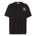 Men's Burberry Logo Intarsia Cotton Short Sleeve Black 80289431