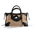 (WMNS) Balenciaga Le City Bag Small 'Natural Black' 8657622ACGG9260