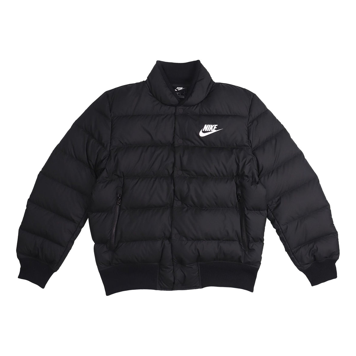 Nike Stay Warm Windproof Short Stand Collar Athleisure Casual Sports Down Jacket Black DC1292-010