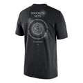 Men's Nike Brooklyn Nets Geometry Pattern Logo Printing Round Neck Short Sleeve Black T-Shirt DH6732-010