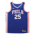 Nike 2020 Philadelphia 76ers Sports Jersey Men's Dungeon Blue CW3678-498