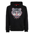 Men's KENZO Tiger Head Embroidered Pattern hooded Sports Black FA55SW4154XA-99