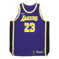 Nike NBA Authentic AU Player Edition Los Angeles Lakers LeBron James No. 23 Basketball Jersey/Vest Purple AJ5197-505