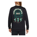 Men's Nike As Nk TF Turf Top Ls Crew Story P Casual Character Printing Round Neck Pullover Black DM5999-010
