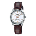 CASIO Quartz Waterproof White Dial White Analog LTP-V005L-7B3U