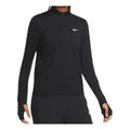 (WMNS) Nike Element Half Zipper Casual Sports Running Black Gym Clothes CU3221-010