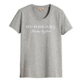 Burberry Alphabet Logo Circle Collar cotton short-sleeved Grey 40570461