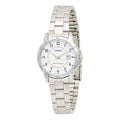 CASIO Quartz Waterproof Silver Analog LTP-V004D-7BUDF