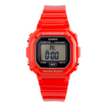 CASIO 50 waterproof Red Small quartz Watch Mineral Glass Lens Strap F -108WHC-4AJF F-108WHC-4AJF