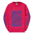 Men's Nike x ACG Waffle Casual Sports Printing Pullover Long Sleeves Rose Red BQ7205-666