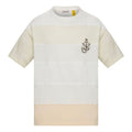 Moncler x JW Anderson Crossover SS21 Round Neck Short Sleeve White T-Shirt 09E8C00009M1163034