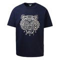 Men's KENZO SS20 Tiger Embroidered Short Sleeve Navy Blue 5TS085-4YK-77