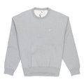 Nike Lab Fleece Crew Solid Color Plush Stay Warm Sports Round Neck Pullover Gray Dark gray DA0318-063