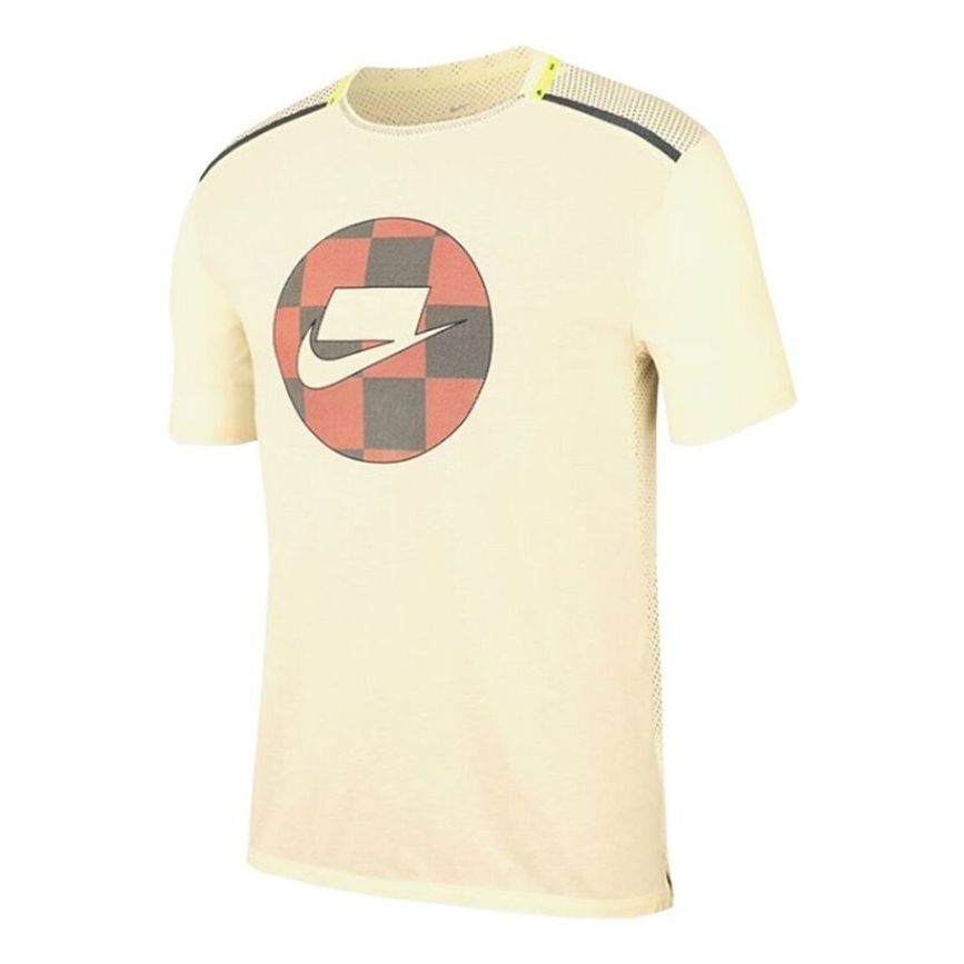 Nike AS Men's NK WILD Run Top SS MESH PALE IVORY BV5548-110