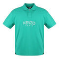 Men's KENZO Alphabet Logo Short Sleeve Polo Shirt Green F965PO0384BD-58