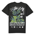 Men's Stussy Bloom Tee Flowers Short Sleeve Black 1904521-0001
