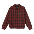 Men's Stussy Plaid Jacket Red/Black 115538