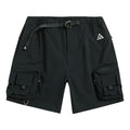 Nike x ACG Embroidered Logo Lacing waterproof Multiple Pockets Shorts Black DH8348-010