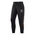 Men's Nike Fleece Knit Printing Casual Sports Pants/Trousers/Joggers Autumn Black DO2804-010