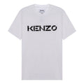 Men's KENZO SS21 Alphabet Logo Round Neck Short Sleeve White FA65TS0004SJ-01B
