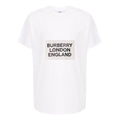 Men's Burberry Casual Alphabet Printing Short Sleeve White 45587651