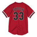 Mitchell & Ness Mesh Retro Round Neck Athleisure Tee 'Red Black' NNMPSC19040-CBUSCAR96SPI