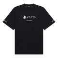 Balenciaga x PlayStation Crossover Ps5 Alphabet Geometry Pattern Printing Short Sleeve Unisex Black 651795TKVF31070