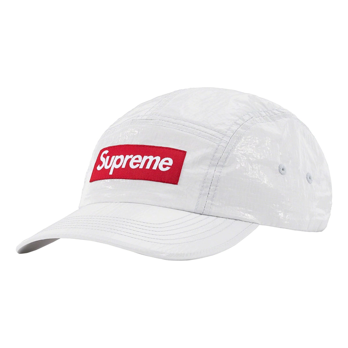 Supreme Gloss Ripstop Camp Cap 'White' SUP-FW23-2315