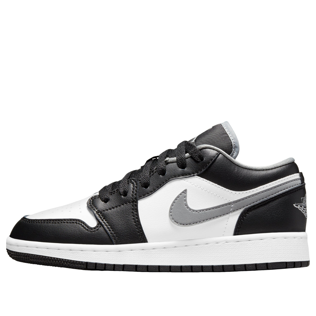 (GS) Air Jordan 1 Low 'Black Medium Grey' 553560-040