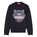 KENZO Tiger Classic Tiger Embroidered Long Sleeve Sweatshirt Unisex Black FA55SW0014XA-99