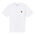 Men's KENZO Small Tiger Head Pattern Cotton Short Sleeve White FA65TS0034SJ-01