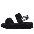 (WMNS) UGG Oh Yeah Thick Sole Sandals Black 1107953-BLK