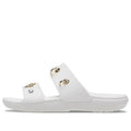 (WMNS) Crocs Soft Sole Cozy Outdoor Flat Heel Sports Slippers White 207387-103