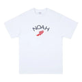 NOAH Nyc Winged Foot Logo Tee White Printing Short Sleeve Unisex T13SS19WHT