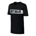 Nike Sportswear Just Do It Casual Knit Round Neck Short Sleeve Black 847632-010