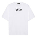 Men's Balenciaga Crew Alphabet Printing Short Sleeve White 620969TIV749040