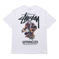 Stussy Bouquet Tee Printing Short Sleeve Unisex White 1904565-WHT