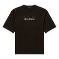Men's Balenciaga Symbolic Round Neck Alphabet Printing Short Sleeve Black 620969TIV501070