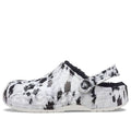 Crocs Baya Lined Clog Fleece Lined Unisex White Gray Slippers 'White Grey' 205975-10M