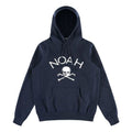 NOAH Nyc Jolly Roger Navy Heather Skeleton Alphabet Printing Unisex Navy Blue SS2FW19NVH