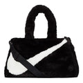 (WMNS) Nike NSW Faux Fur Tote Bag 'Black White' DQ5804-010