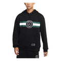Men's Air Jordan Solid Color Pullover Hooded Long Sleeves Black DJ3929-010