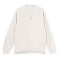 Men's Nike Logo Pattern Loose Round Neck Long Sleeves Autumn Beige T-Shirt DD7029-072