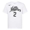 Nike NBA City limited 19-20 Season Los Angeles Clippers Leonard 2 Short Sleeve White BV8768-103
