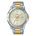 CASIO Stainless Steel Strap Quartz Waterproof Unisex Mens Light Grey Analog MTP-VD01SG-9B